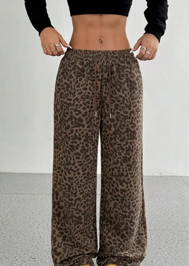 Leopard High waisted Pants