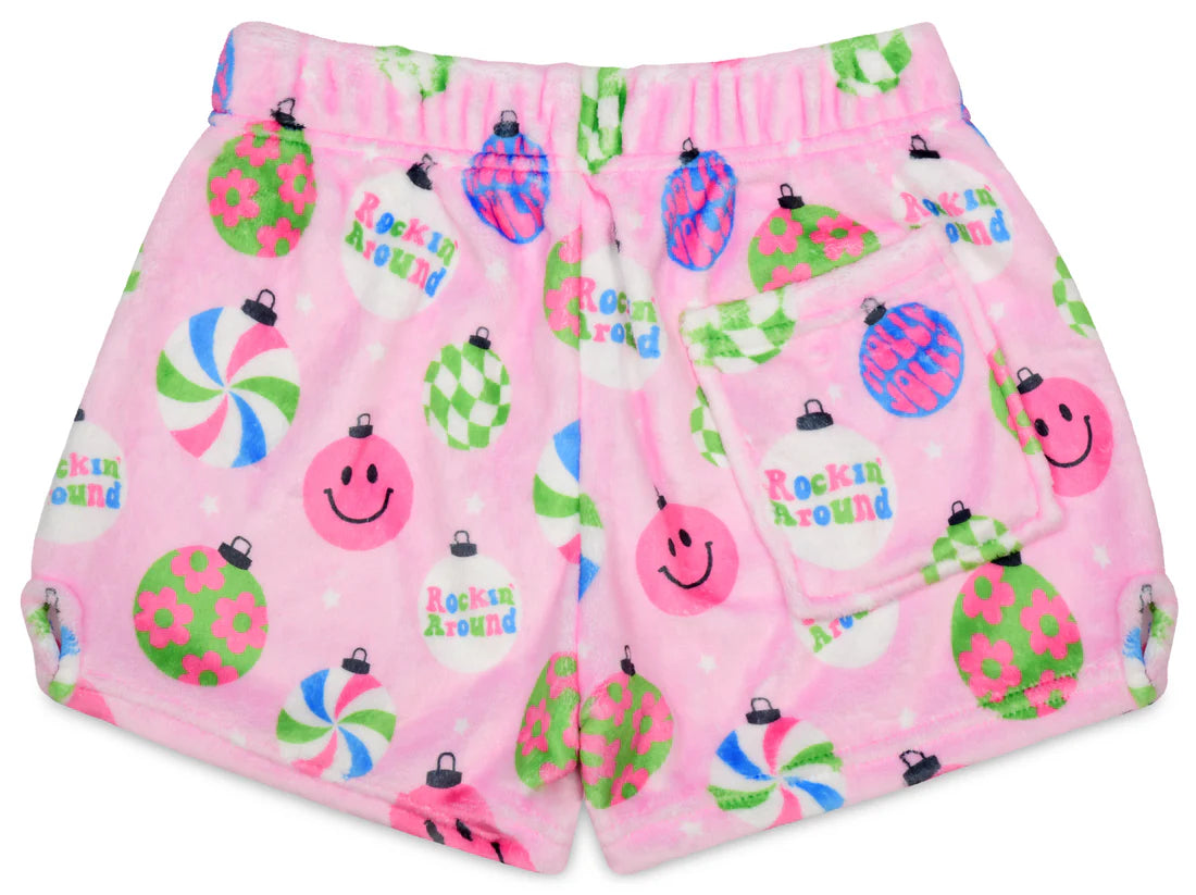 Rocking around Fleece Pajama Shorts