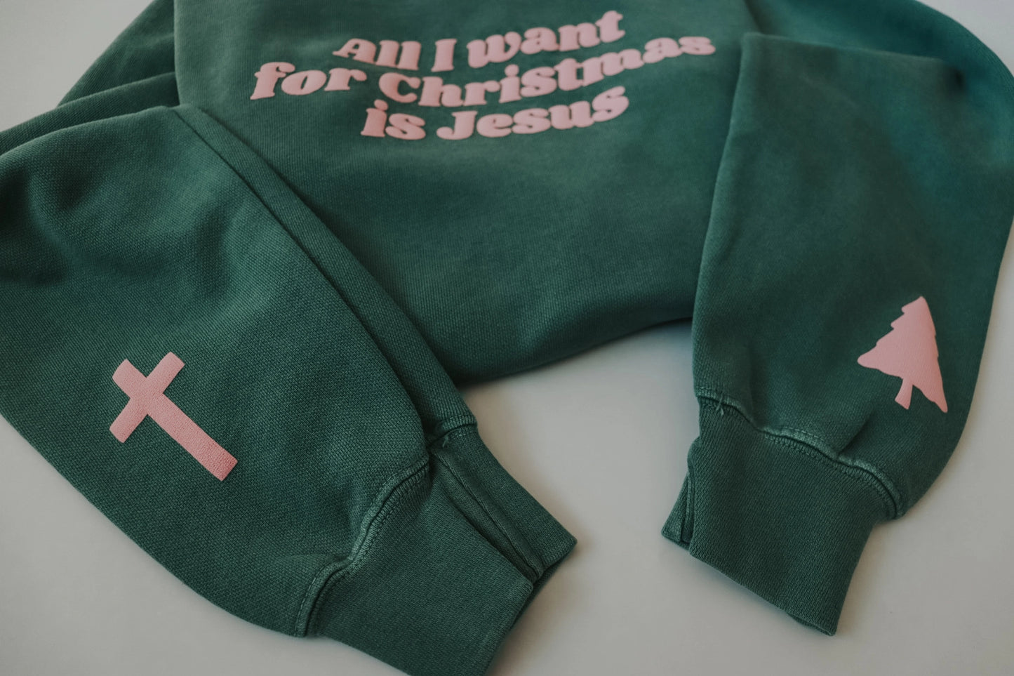 All I Want For Christmas Is Jesus - Adult size Crewneck